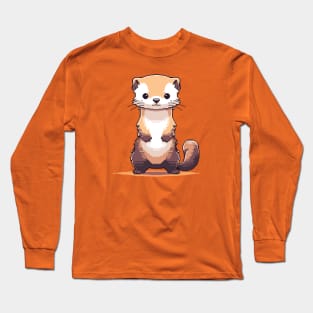 Pixelated ferret Long Sleeve T-Shirt